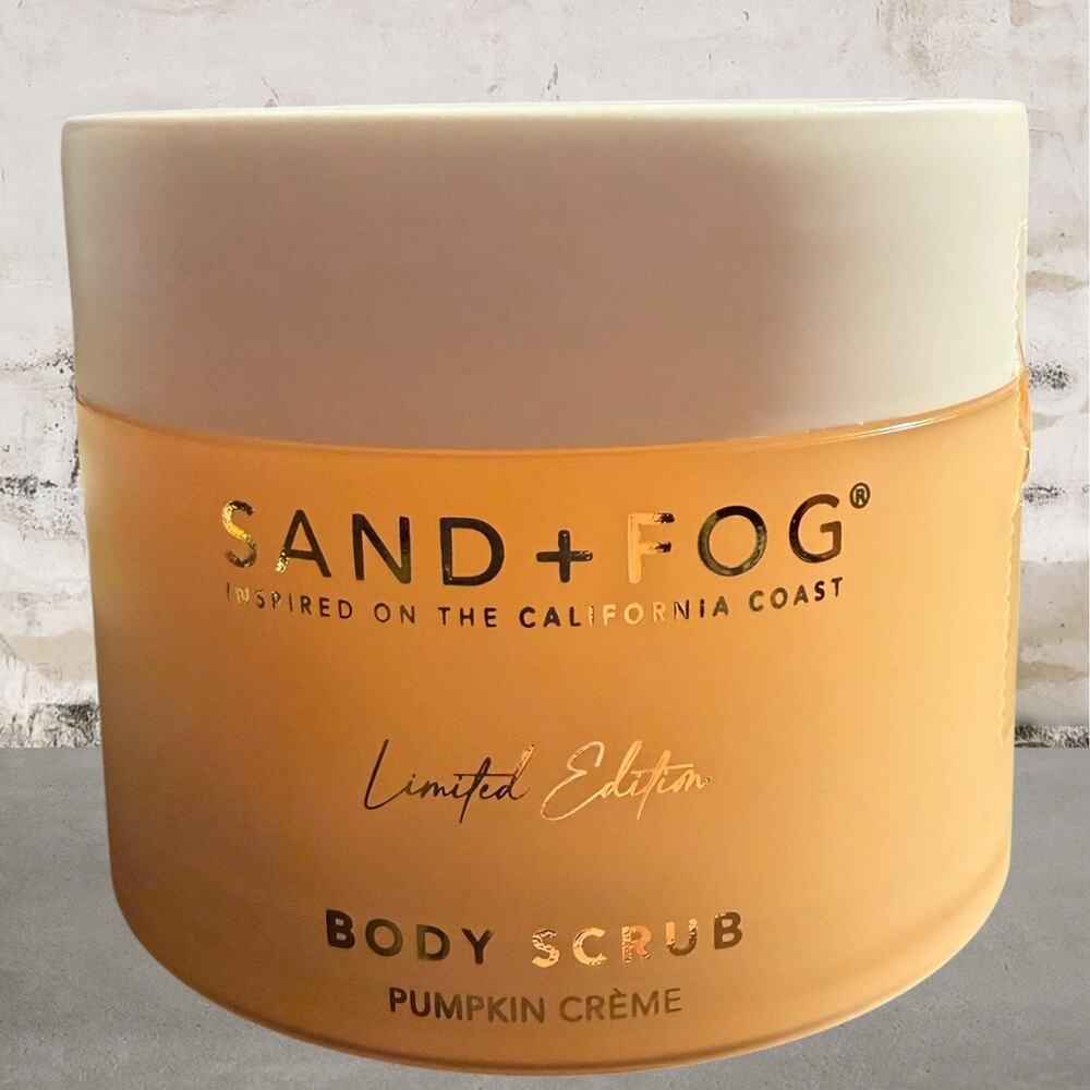Sand + Fog Limited Edition Pumpkin Crème 12.7 oz Body Scrub NEW